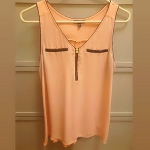 Express womens pink dress shirt